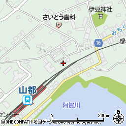 福島県喜多方市山都町（七十苅）周辺の地図