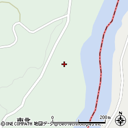 福島県二本松市下川崎屏風石山周辺の地図