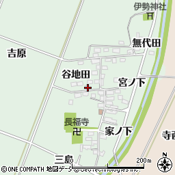 福島県喜多方市関柴町西勝谷地田1209周辺の地図