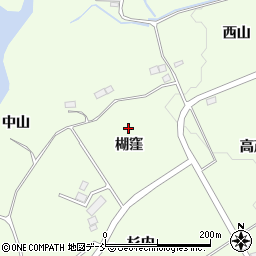 福島県南相馬市原町区石神楜窪周辺の地図