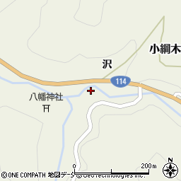 福島県川俣町（伊達郡）小綱木（宮前）周辺の地図
