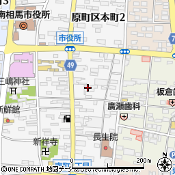 常陽銀行原町支店 ＡＴＭ周辺の地図