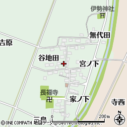福島県喜多方市関柴町西勝谷地田1208周辺の地図