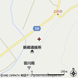 福島県耶麻郡西会津町新郷大字笹川上ノ台北周辺の地図