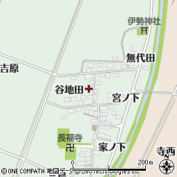 福島県喜多方市関柴町西勝谷地田1207周辺の地図