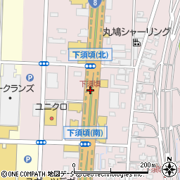 下須頃周辺の地図