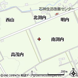 福島県南相馬市原町区石神周辺の地図