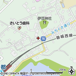 福島県喜多方市山都町町尻周辺の地図