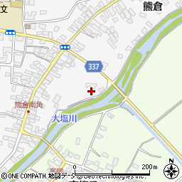 福島県喜多方市熊倉町熊倉東裏周辺の地図