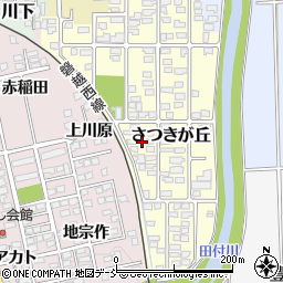 福島県喜多方市さつきが丘124-7周辺の地図