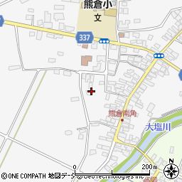 福島県喜多方市熊倉町熊倉西裏周辺の地図