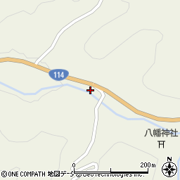 福島県伊達郡川俣町小綱木脇周辺の地図