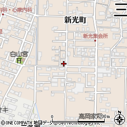 横山理容店周辺の地図