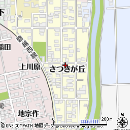 福島県喜多方市さつきが丘121周辺の地図