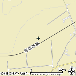 福島県喜多方市山都町小舟寺寺内道西周辺の地図