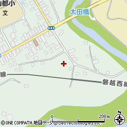 福島県喜多方市山都町古屋敷周辺の地図