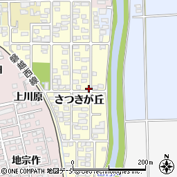 福島県喜多方市さつきが丘78周辺の地図