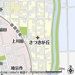 福島県喜多方市さつきが丘81-1周辺の地図