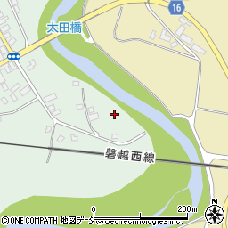 福島県喜多方市山都町太田周辺の地図