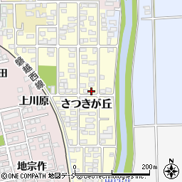 福島県喜多方市さつきが丘79周辺の地図