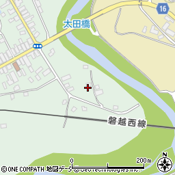 福島県喜多方市山都町清水尻周辺の地図