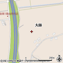 福島県二本松市吉倉大師周辺の地図