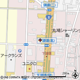 トヨタカローラ新潟三条店周辺の地図