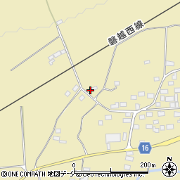 福島県喜多方市山都町小舟寺（萱場乙）周辺の地図