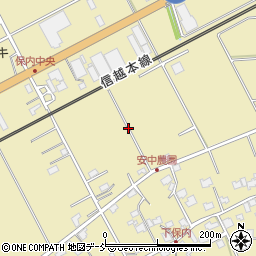 新潟県三条市下保内周辺の地図