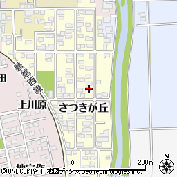 福島県喜多方市さつきが丘77-8周辺の地図
