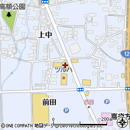 福島トヨタ自動車喜多方店周辺の地図