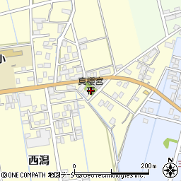 真櫻宮周辺の地図