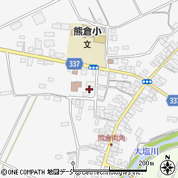 福島県喜多方市熊倉町熊倉（壇ノ前）周辺の地図