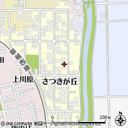 福島県喜多方市さつきが丘77周辺の地図