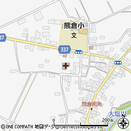 熊倉公民館周辺の地図