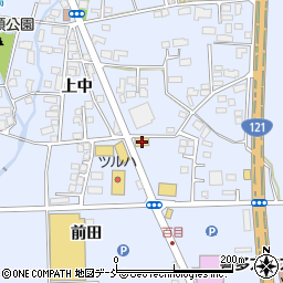 福島日産喜多方関柴店周辺の地図