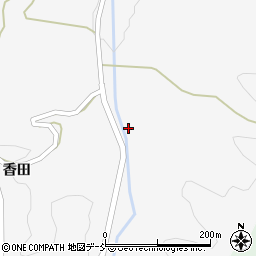 福島県伊達郡川俣町東福沢六百田周辺の地図