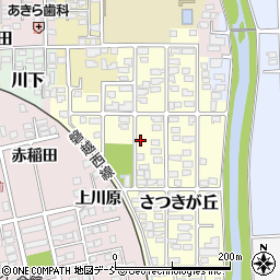 福島県喜多方市さつきが丘73周辺の地図
