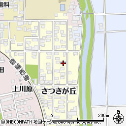 福島県喜多方市さつきが丘76周辺の地図