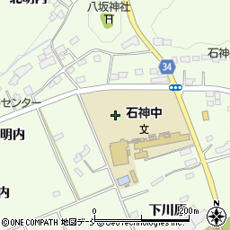 福島県南相馬市原町区石神（北畑）周辺の地図