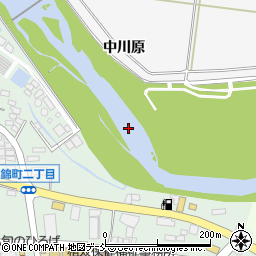 新田川周辺の地図