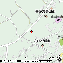 福島県喜多方市山都町金子沢周辺の地図