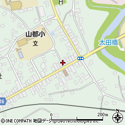 福島県喜多方市山都町木曽周辺の地図