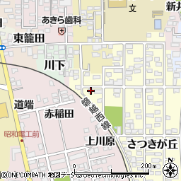 福島県喜多方市さつきが丘50周辺の地図