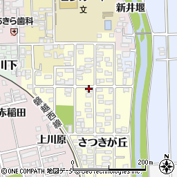 福島県喜多方市さつきが丘60周辺の地図