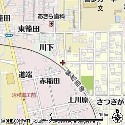 福島県喜多方市さつきが丘46周辺の地図