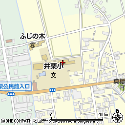 市立井栗小学校（四つ葉学園）周辺の地図
