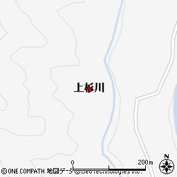 新潟県五泉市上杉川周辺の地図