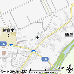 福島県喜多方市熊倉町熊倉熊倉814-2周辺の地図