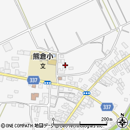 福島県喜多方市熊倉町熊倉クネ添周辺の地図